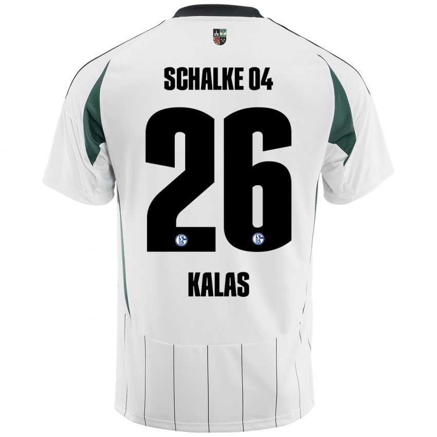 Herren Tomas Kalas #26 Weiß Grün Auswärtstrikot Trikot 2024/25 T-Shirt