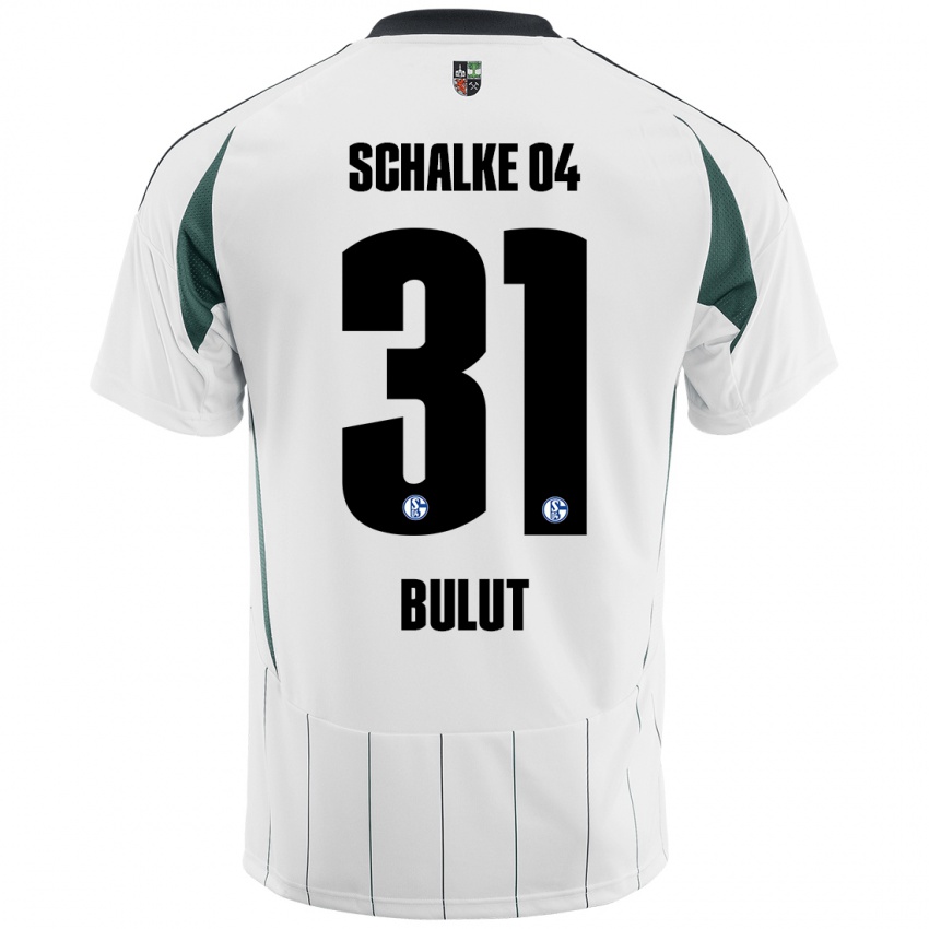 Herren Taylan Bulut #31 Weiß Grün Auswärtstrikot Trikot 2024/25 T-Shirt