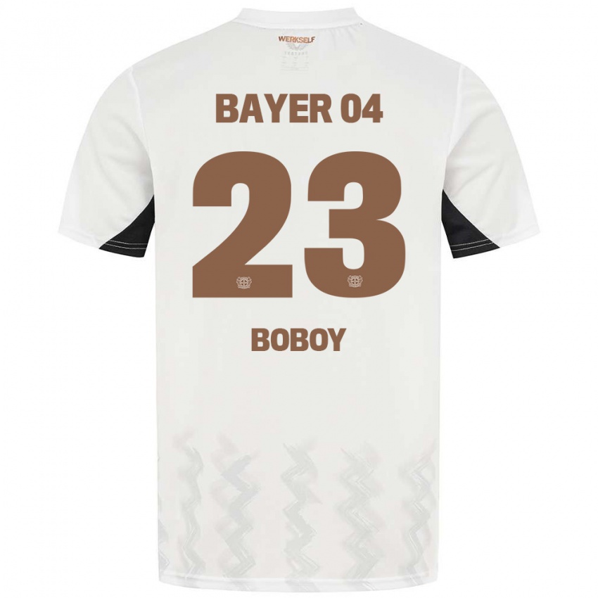 Herren Delice Boboy #23 Weiß Schwarz Auswärtstrikot Trikot 2024/25 T-Shirt