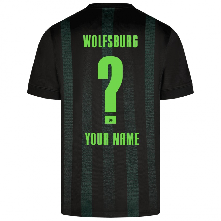 Herren Ihren Namen #0 Dunkelgrün Auswärtstrikot Trikot 2024/25 T-Shirt