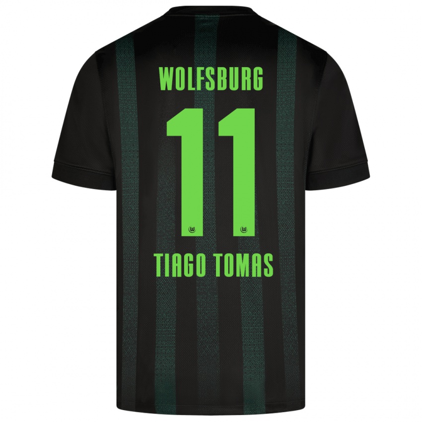 Herren Tiago Tomas #11 Dunkelgrün Auswärtstrikot Trikot 2024/25 T-Shirt