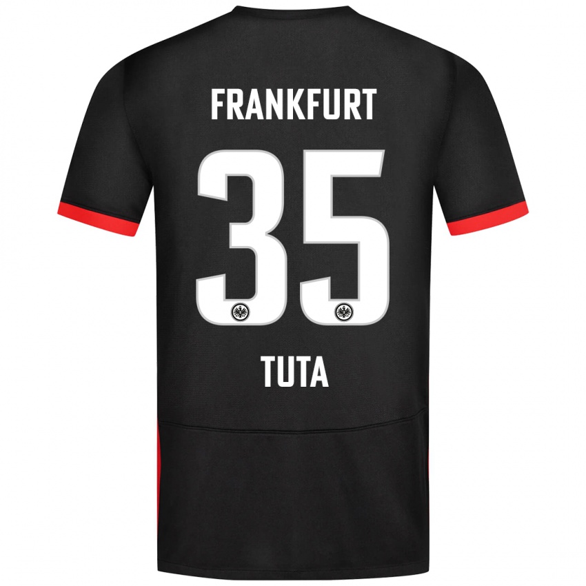 Herren Tuta #35 Schwarz Auswärtstrikot Trikot 2024/25 T-Shirt