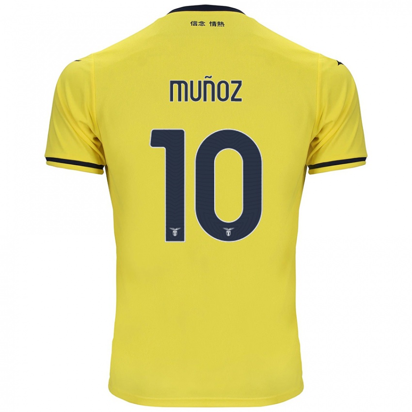 Herren Cristo Muñoz #10 Gelb Auswärtstrikot Trikot 2024/25 T-Shirt