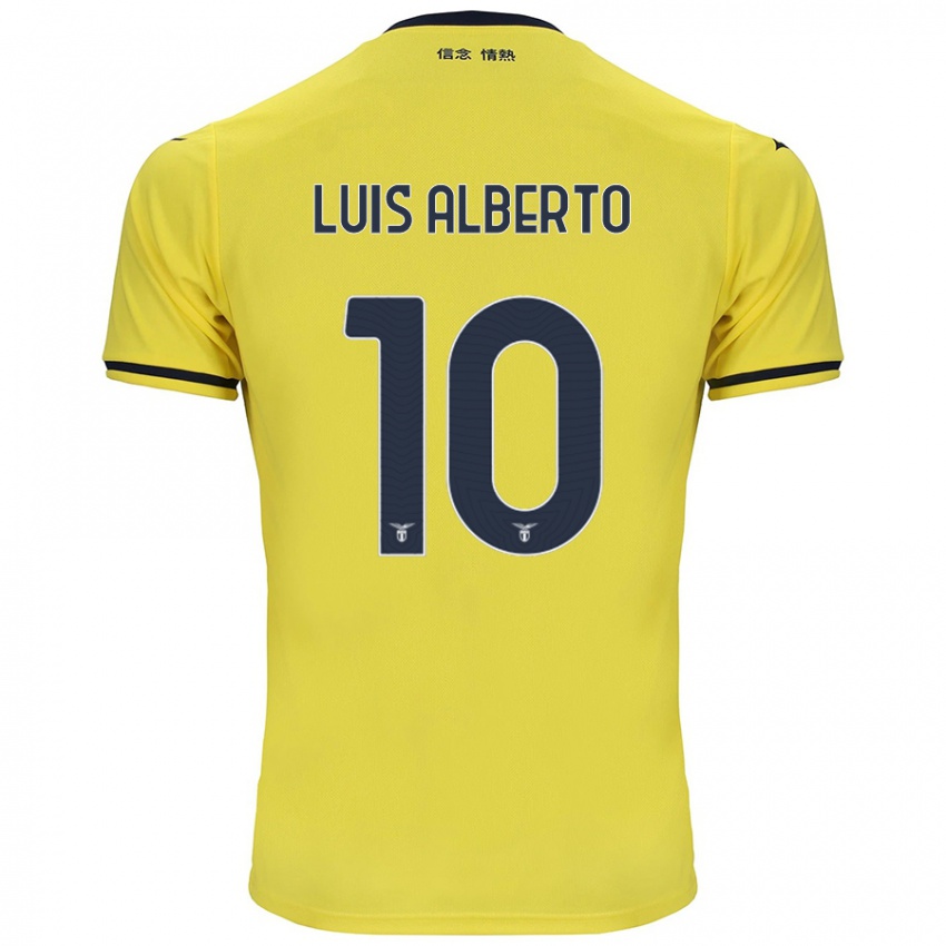 Herren Luis Alberto #10 Gelb Auswärtstrikot Trikot 2024/25 T-Shirt