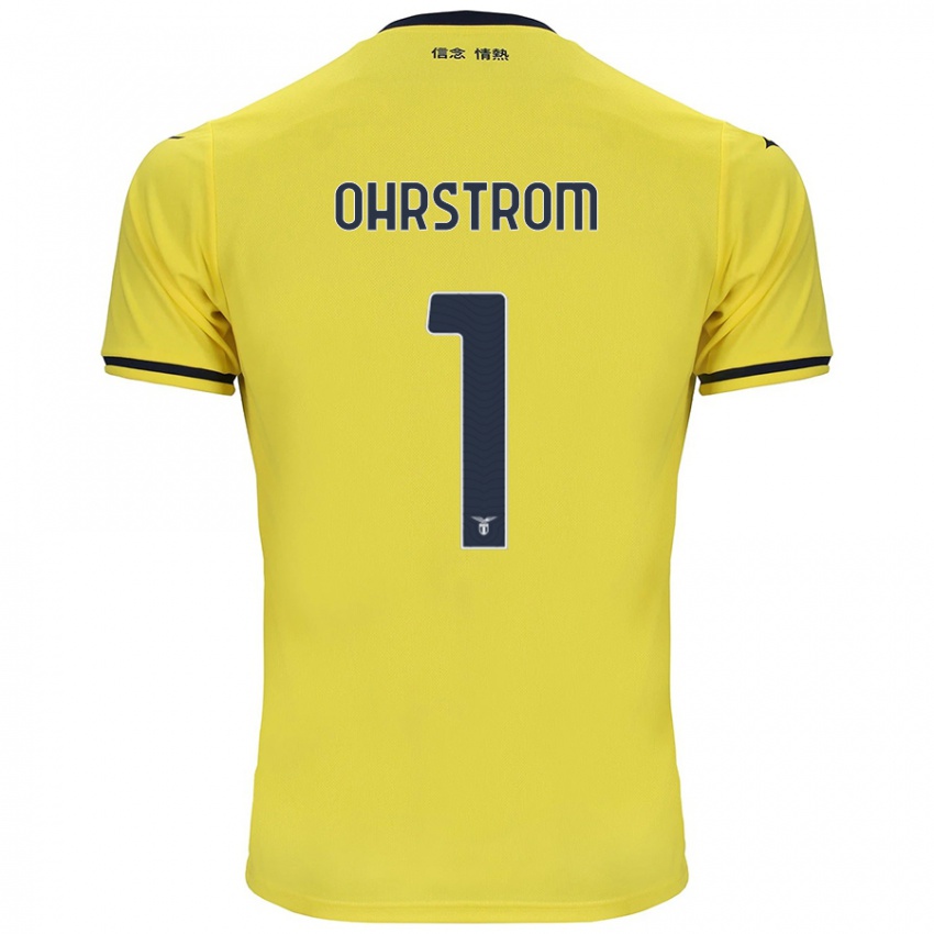 Herren Stephanie Ohrstrom #1 Gelb Auswärtstrikot Trikot 2024/25 T-Shirt