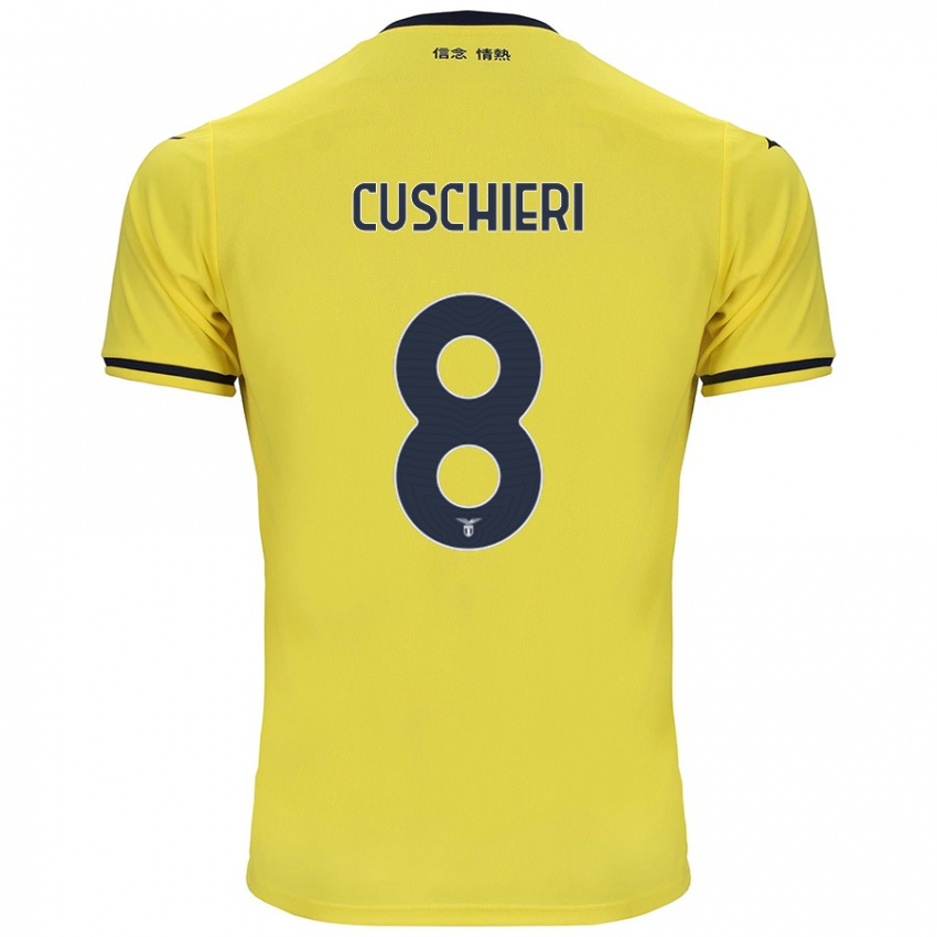 Herren Rachel Cuschieri #8 Gelb Auswärtstrikot Trikot 2024/25 T-Shirt