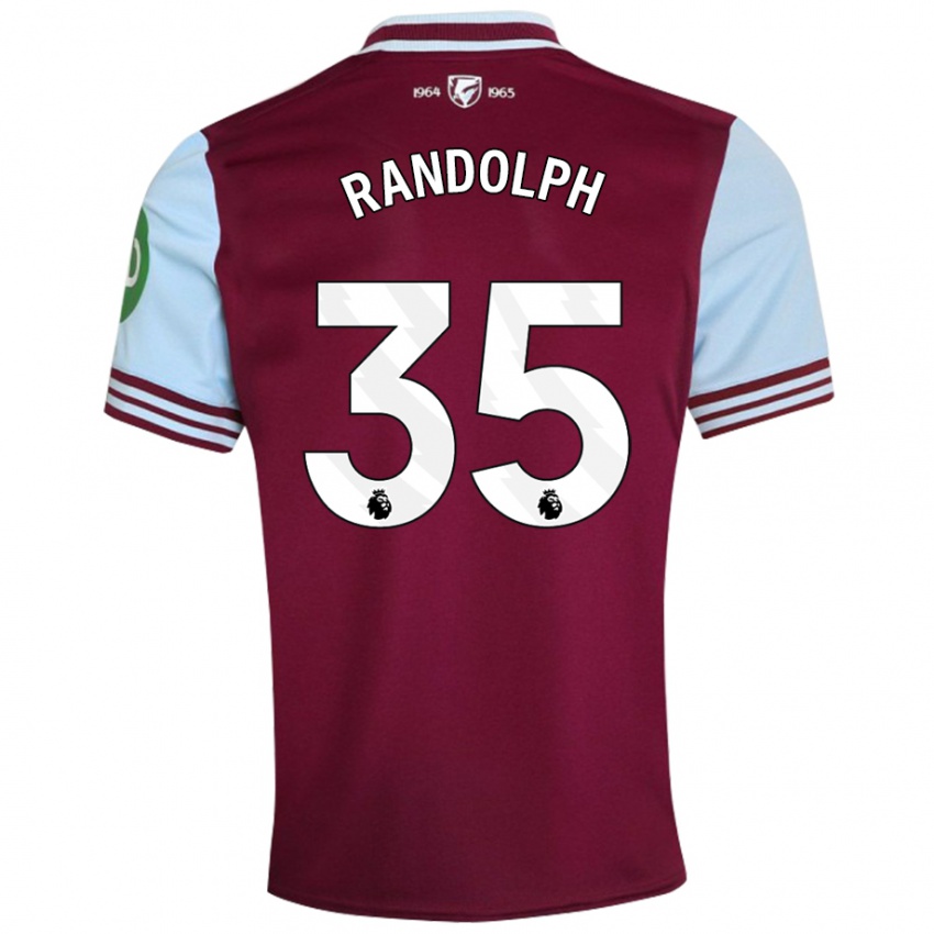 Damen Darren Randolph #35 Dunkelrot Heimtrikot Trikot 2024/25 T-Shirt