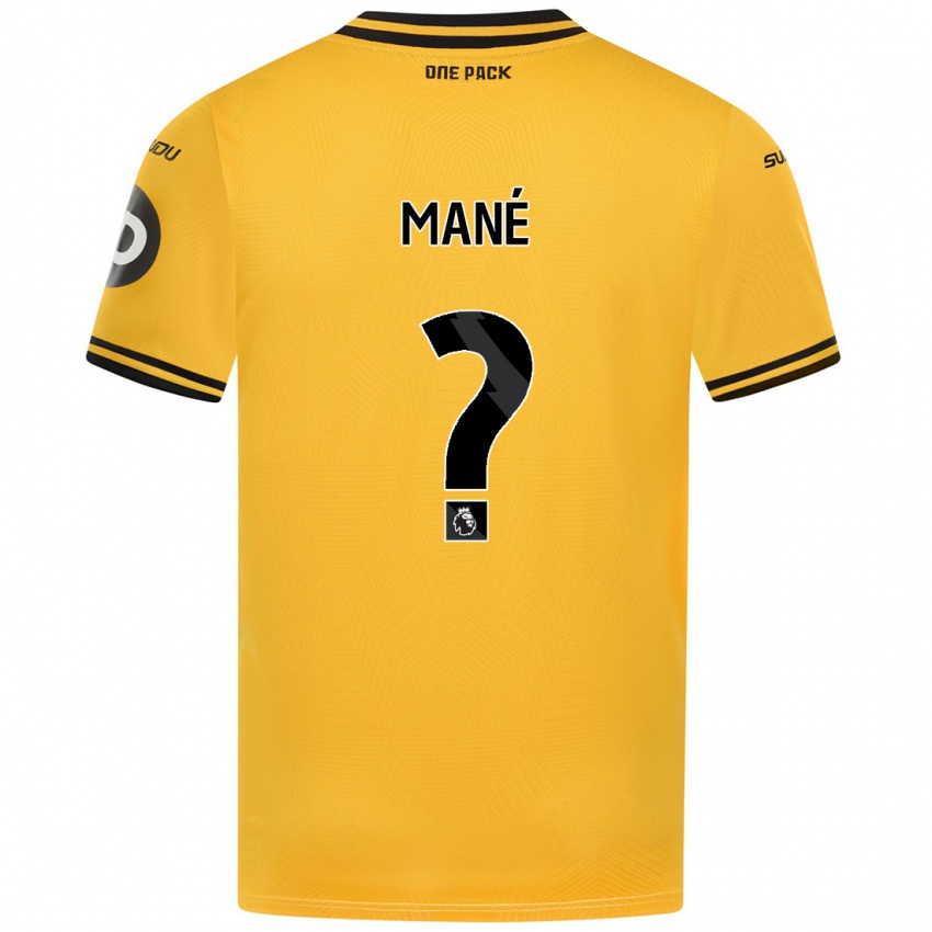 Damen Mateus Mané #0 Gelb Heimtrikot Trikot 2024/25 T-Shirt