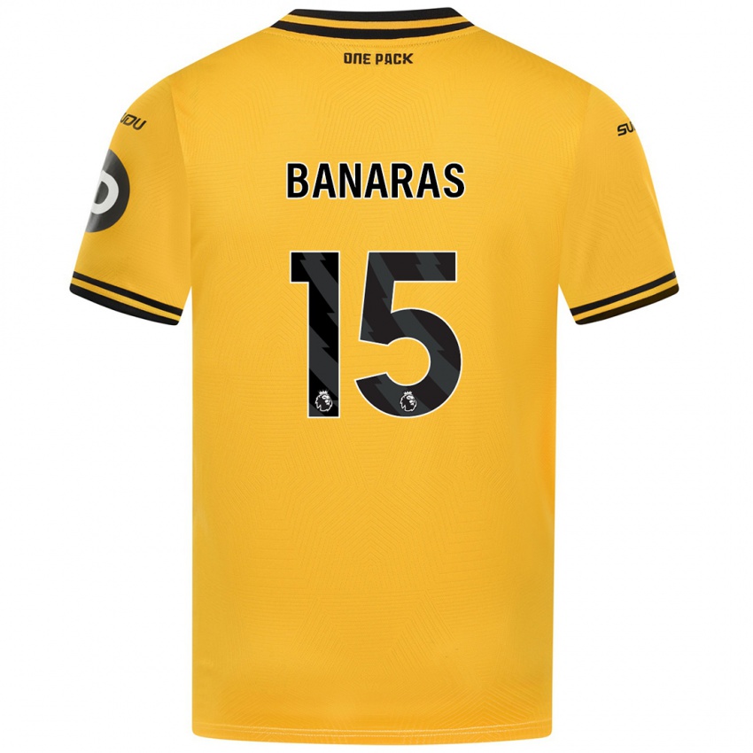 Damen Layla Banaras #15 Gelb Heimtrikot Trikot 2024/25 T-Shirt