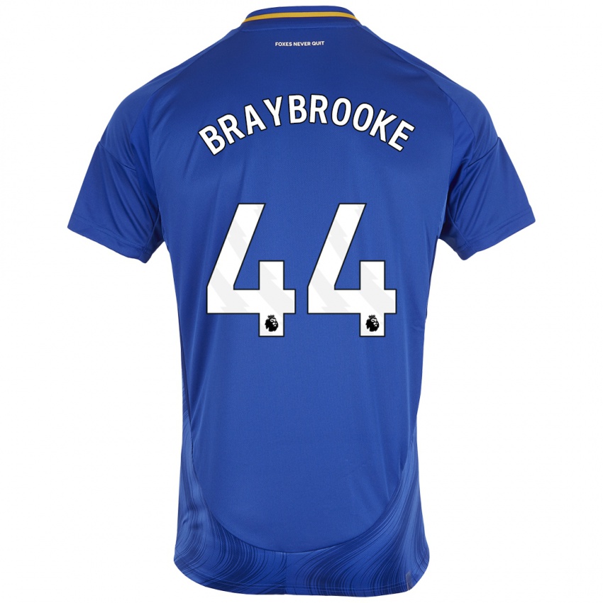 Damen Sammy Braybrooke #44 Blau Weiß Heimtrikot Trikot 2024/25 T-Shirt