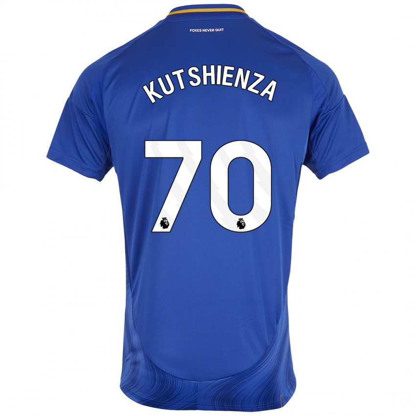 Damen Jesper Kutshienza #70 Blau Weiß Heimtrikot Trikot 2024/25 T-Shirt