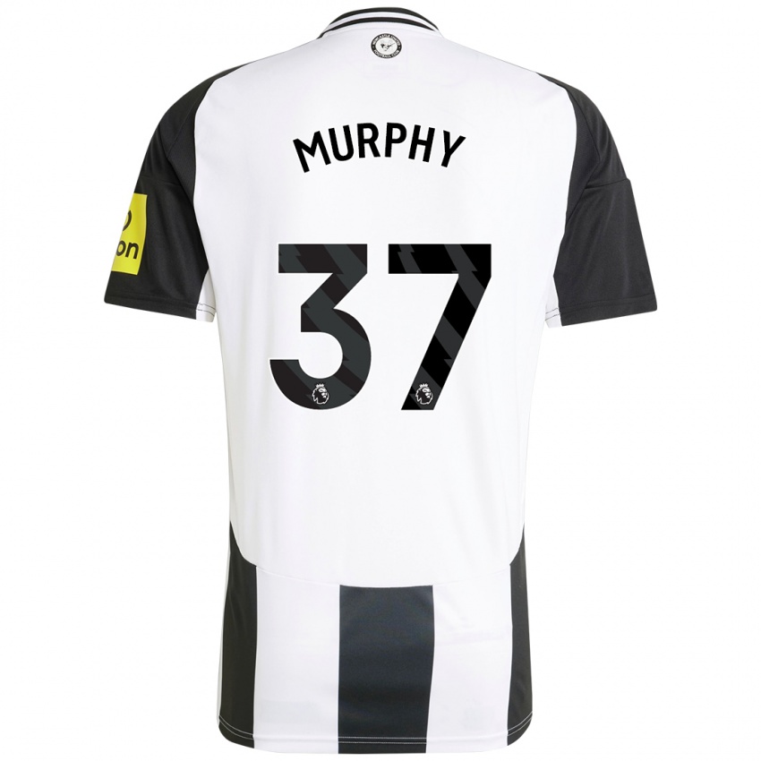 Damen Alex Murphy #37 Weiß Schwarz Heimtrikot Trikot 2024/25 T-Shirt