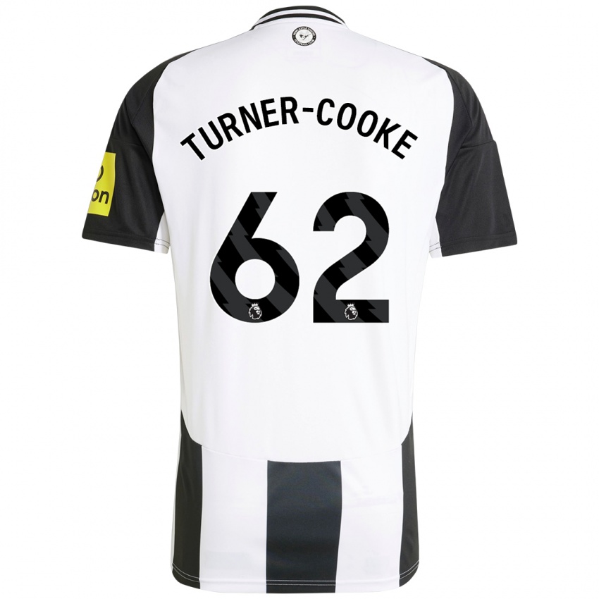 Damen Jay Turner-Cooke #62 Weiß Schwarz Heimtrikot Trikot 2024/25 T-Shirt