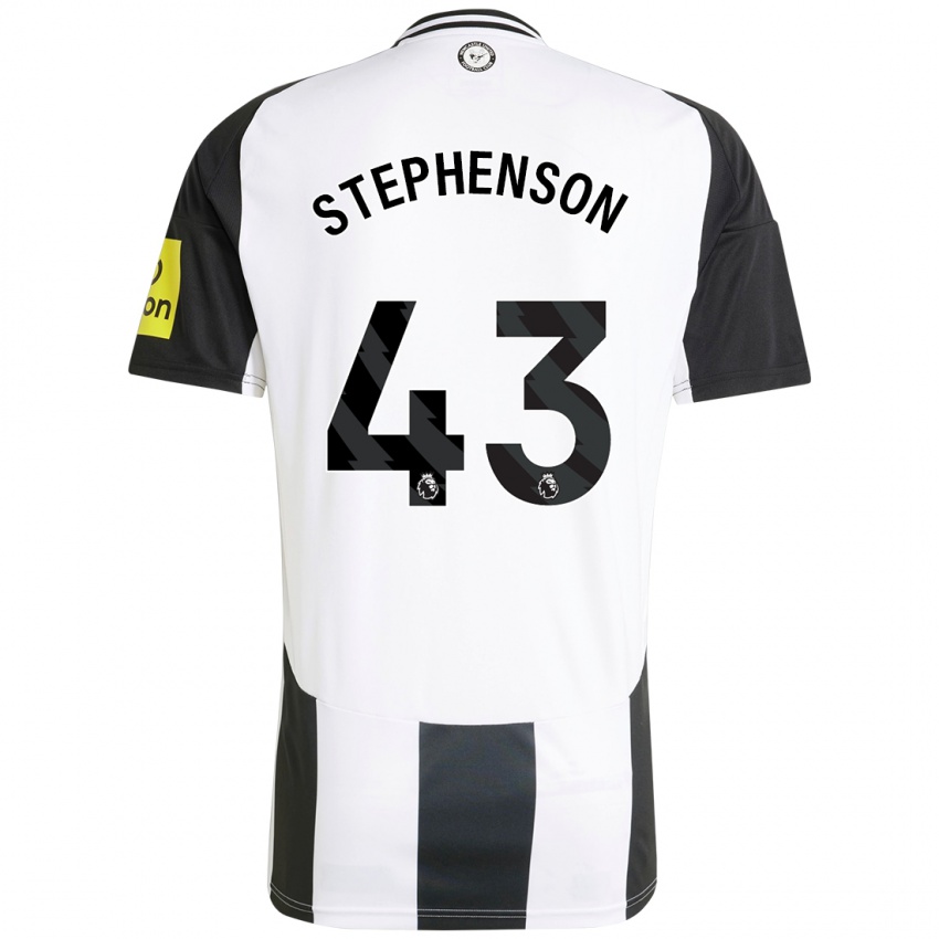 Damen Dylan Stephenson #43 Weiß Schwarz Heimtrikot Trikot 2024/25 T-Shirt