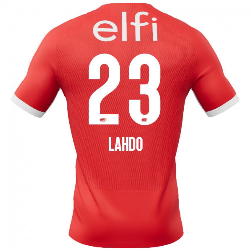 Damen Mayckel Lahdo #23 Rot Weiß Heimtrikot Trikot 2024/25 T-Shirt