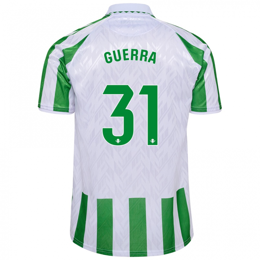 Damen Ana Guerra Morcillo #31 Grün Weiße Streifen Heimtrikot Trikot 2024/25 T-Shirt