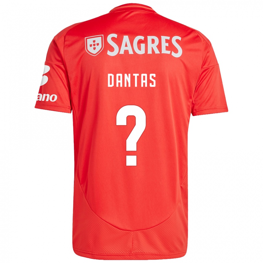 Damen Tiago Dantas #0 Rot Weiß Heimtrikot Trikot 2024/25 T-Shirt