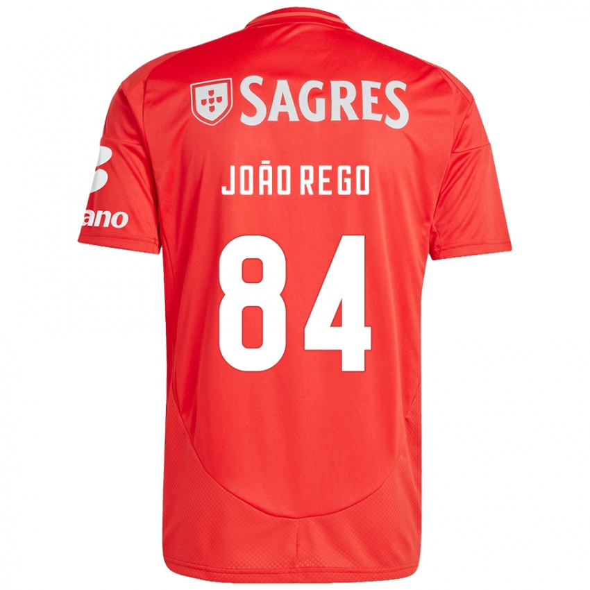 Damen João Rêgo #84 Rot Weiß Heimtrikot Trikot 2024/25 T-Shirt