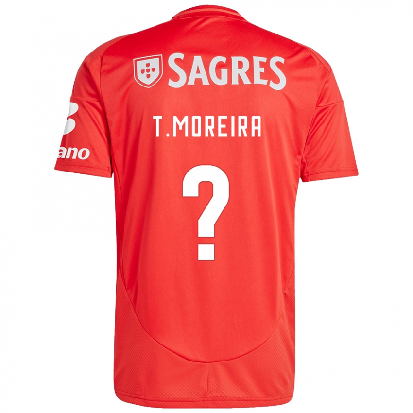 Damen Tomás Moreira #0 Rot Weiß Heimtrikot Trikot 2024/25 T-Shirt