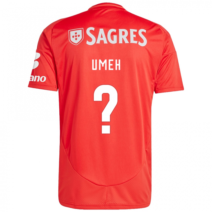 Damen Jaden Umeh #0 Rot Weiß Heimtrikot Trikot 2024/25 T-Shirt