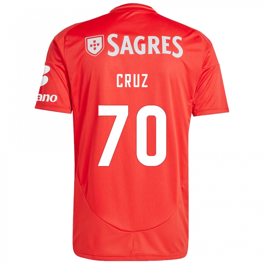 Damen Filipe Cruz #70 Rot Weiß Heimtrikot Trikot 2024/25 T-Shirt