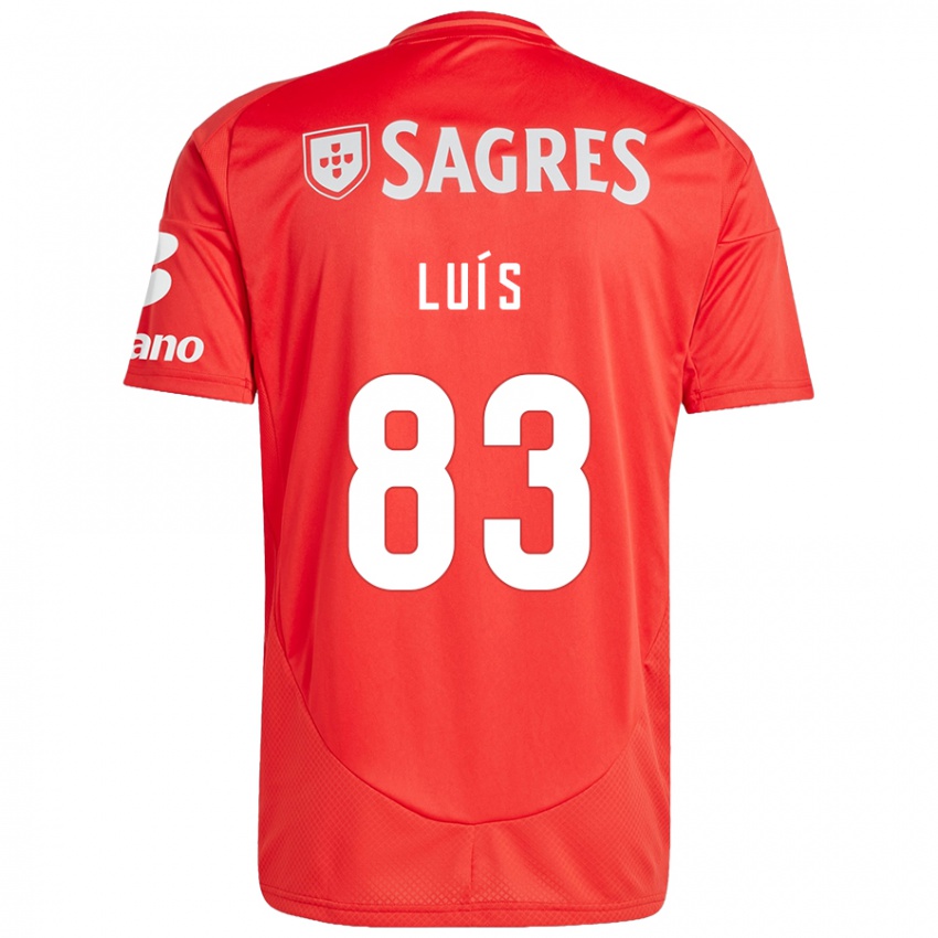 Damen Rafael Luís #83 Rot Weiß Heimtrikot Trikot 2024/25 T-Shirt