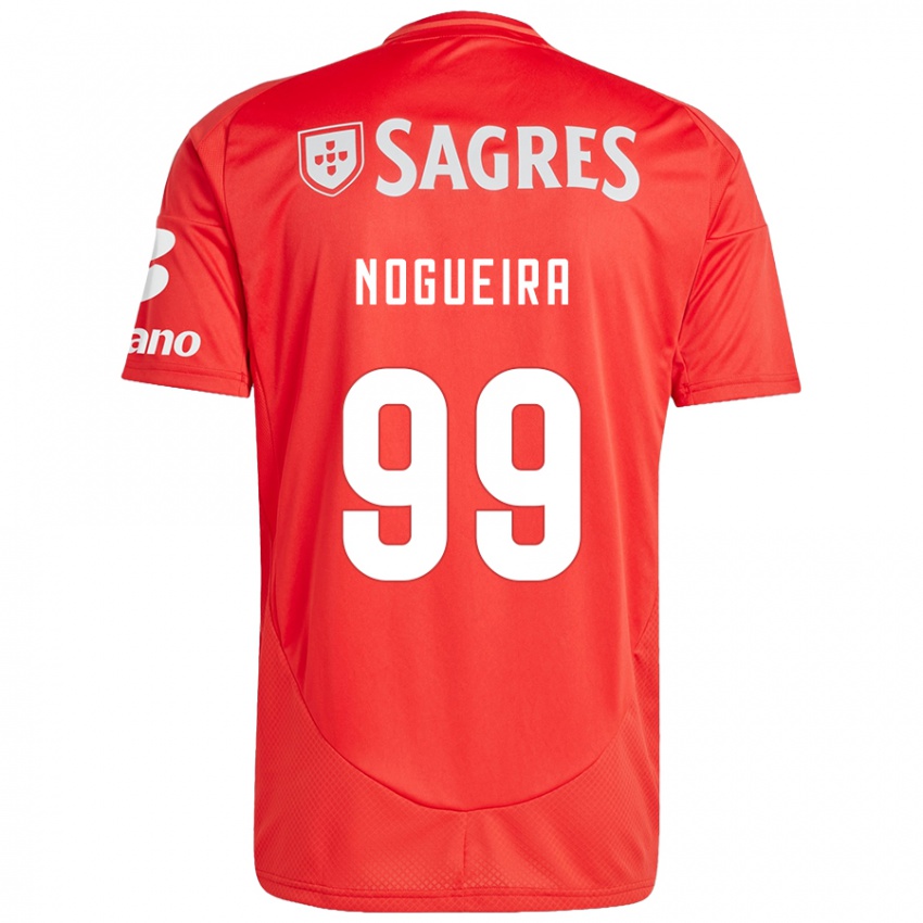 Damen Beatriz Nogueira #99 Rot Weiß Heimtrikot Trikot 2024/25 T-Shirt