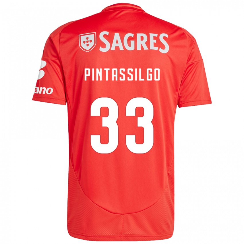 Damen Lara Pintassilgo #33 Rot Weiß Heimtrikot Trikot 2024/25 T-Shirt