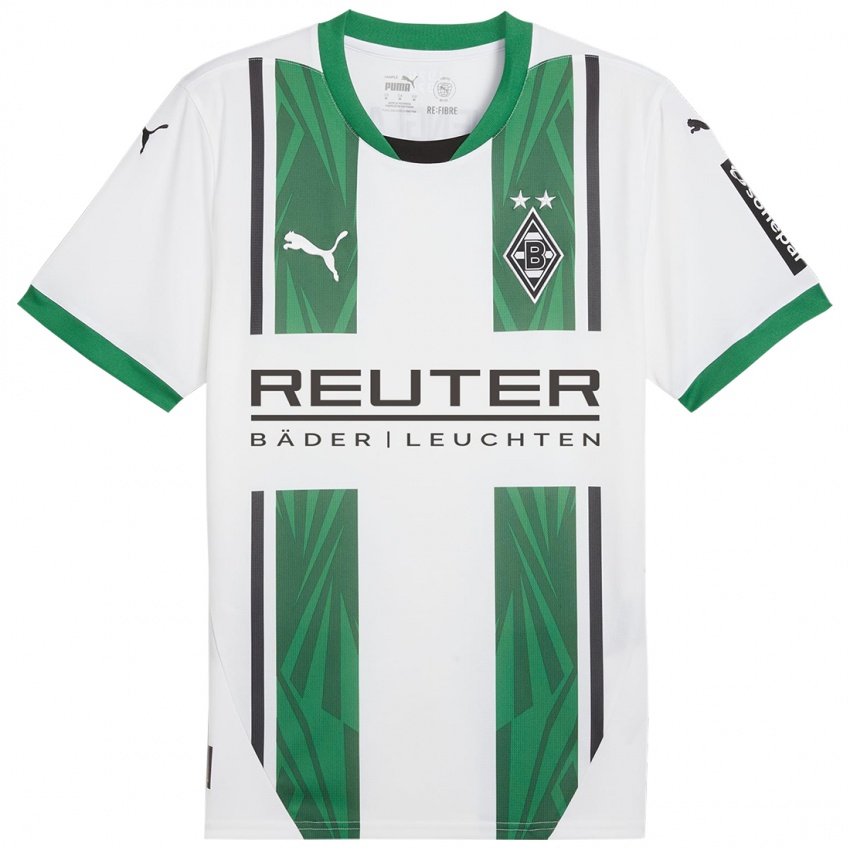 Damen Jamil Najjar #5 Weiß Grün Heimtrikot Trikot 2024/25 T-Shirt