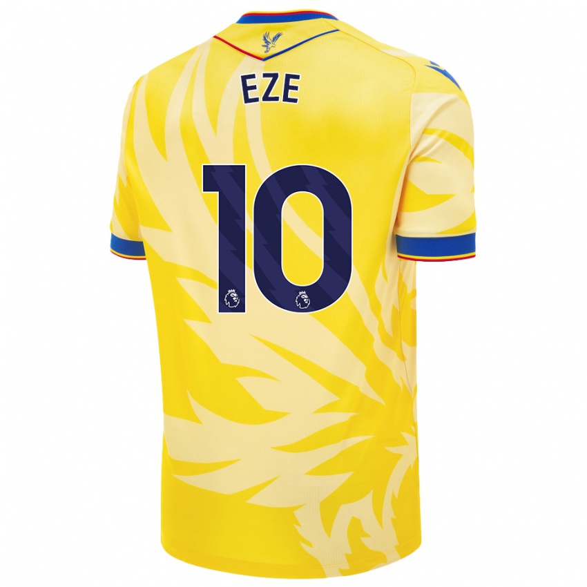 Damen Eberechi Eze #10 Gelb Auswärtstrikot Trikot 2024/25 T-Shirt