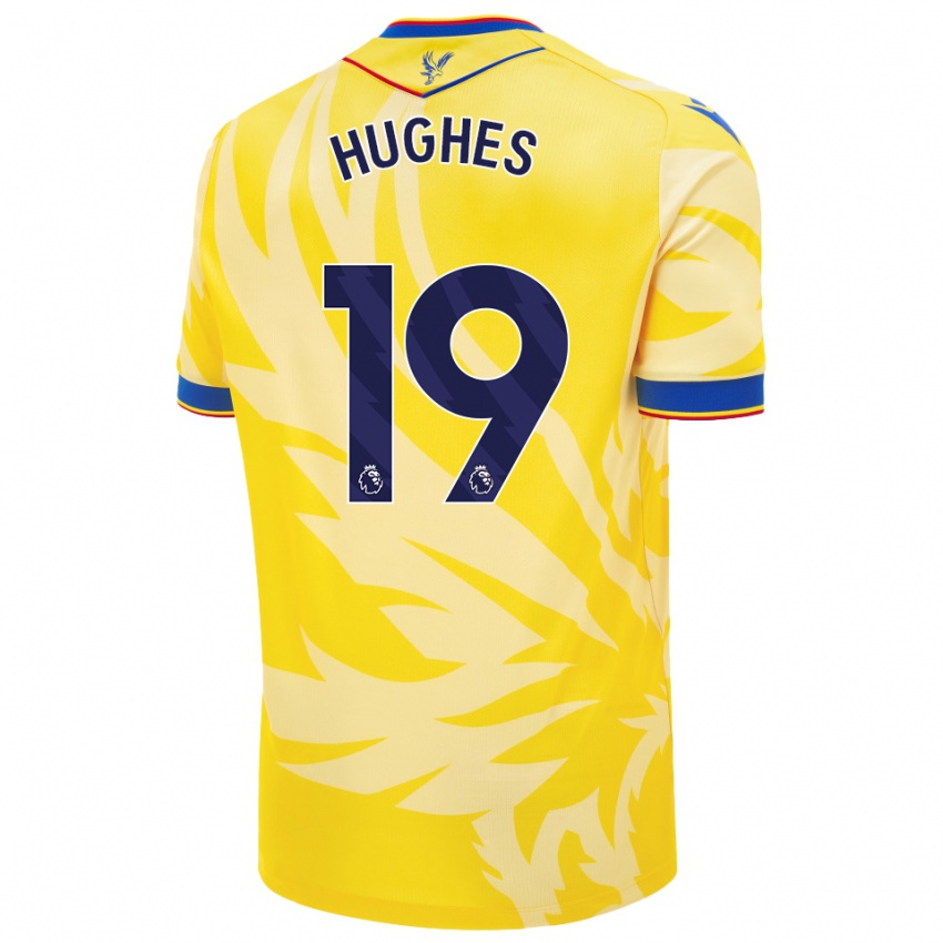 Damen Will Hughes #19 Gelb Auswärtstrikot Trikot 2024/25 T-Shirt