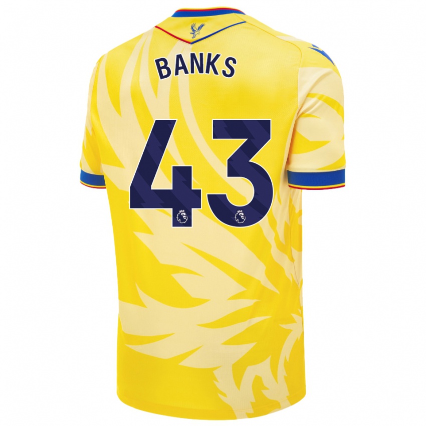 Damen Scott Banks #43 Gelb Auswärtstrikot Trikot 2024/25 T-Shirt