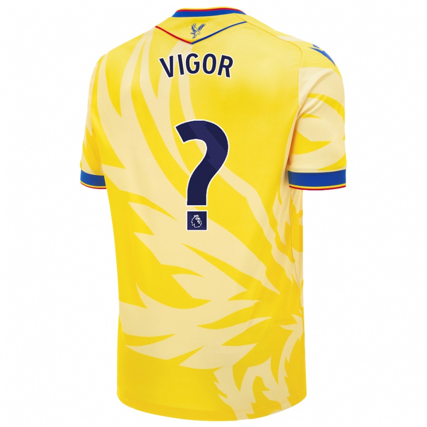 Damen Matthew Vigor #0 Gelb Auswärtstrikot Trikot 2024/25 T-Shirt