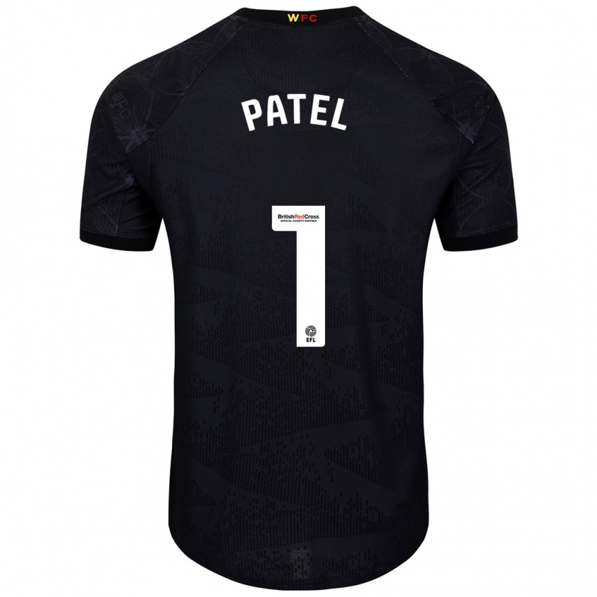 Damen Safia Middleton-Patel #1 Schwarz Weiß Auswärtstrikot Trikot 2024/25 T-Shirt