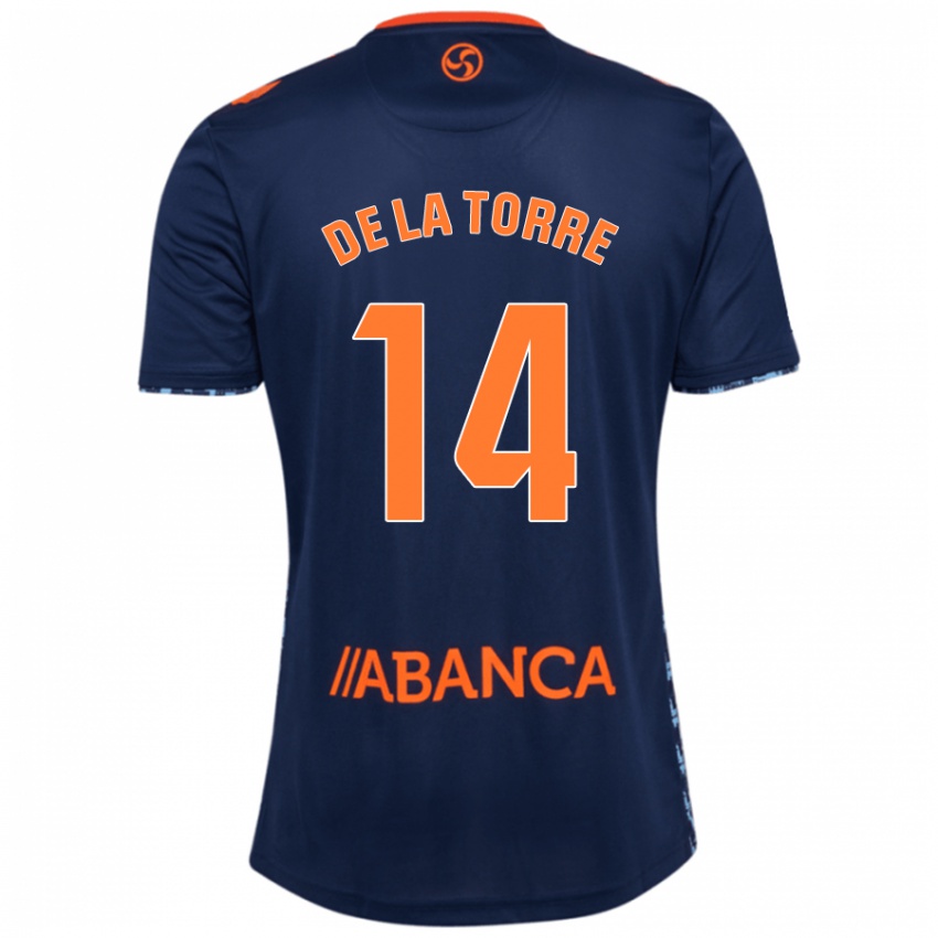 Damen Luca De La Torre #14 Marineblau Auswärtstrikot Trikot 2024/25 T-Shirt