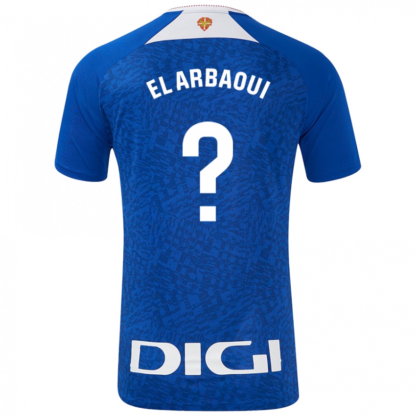 Damen Ilyas El Arbaoui #0 Königsblau Auswärtstrikot Trikot 2024/25 T-Shirt