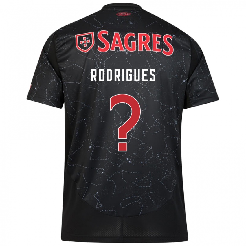 Damen Miguel Rodrigues #0 Schwarz Rot Auswärtstrikot Trikot 2024/25 T-Shirt