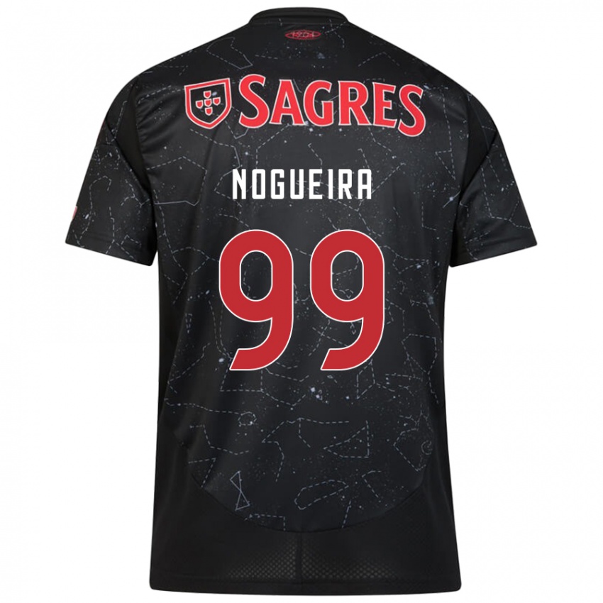 Damen Beatriz Nogueira #99 Schwarz Rot Auswärtstrikot Trikot 2024/25 T-Shirt