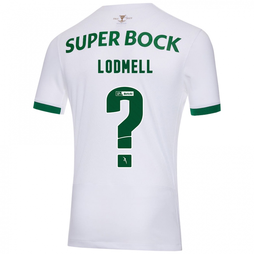 Damen William Lodmell #0 Weiß Grün Auswärtstrikot Trikot 2024/25 T-Shirt