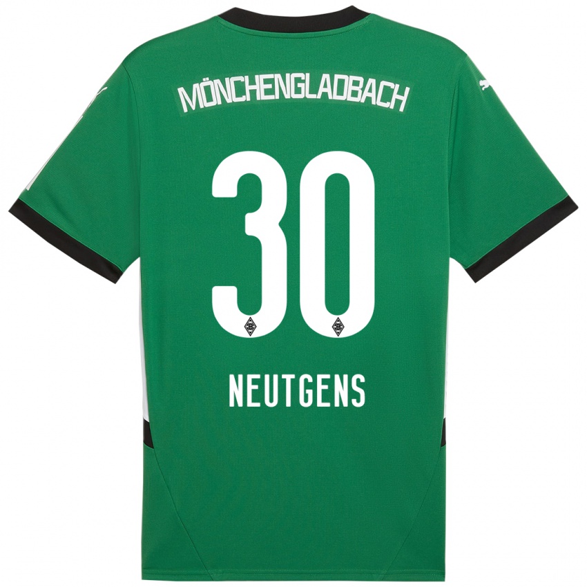 Damen Maximilian Neutgens #30 Grün Weiß Auswärtstrikot Trikot 2024/25 T-Shirt