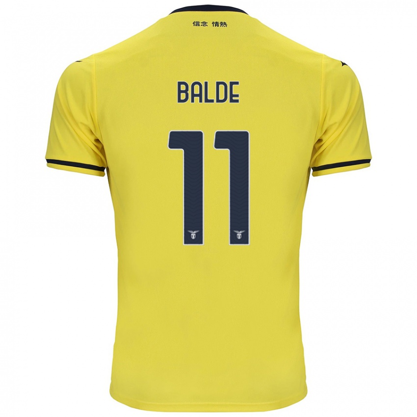 Damen Mahamadou Balde #11 Gelb Auswärtstrikot Trikot 2024/25 T-Shirt