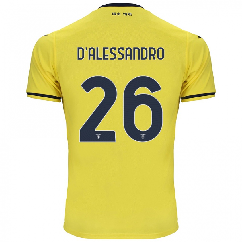 Damen Mattya D'alessandro #26 Gelb Auswärtstrikot Trikot 2024/25 T-Shirt