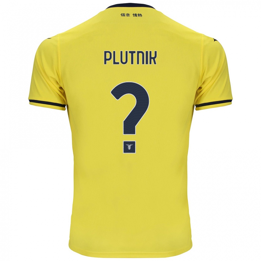 Damen Artem Plutnik #0 Gelb Auswärtstrikot Trikot 2024/25 T-Shirt