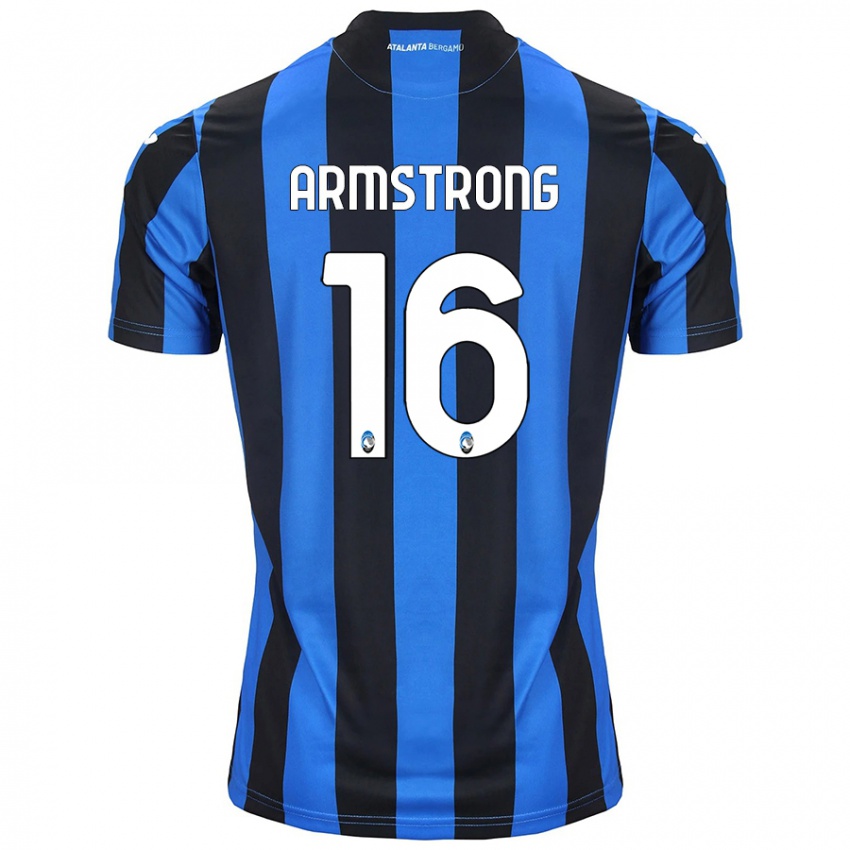 Kinder Daniel Armstrong #16 Blau Schwarz Heimtrikot Trikot 2024/25 T-Shirt