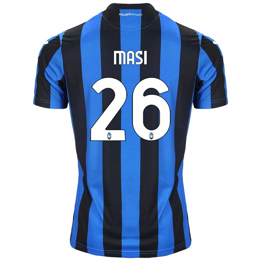 Kinder Alberto Masi #26 Blau Schwarz Heimtrikot Trikot 2024/25 T-Shirt