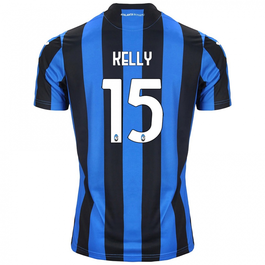 Kinder Maegan Kelly #15 Blau Schwarz Heimtrikot Trikot 2024/25 T-Shirt