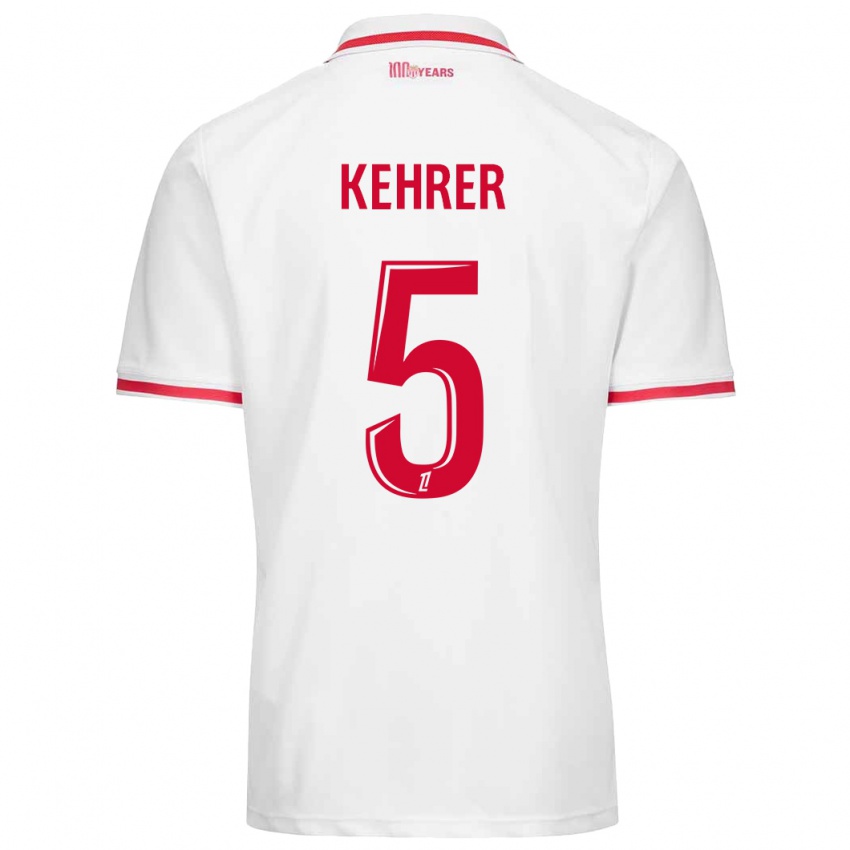 Kinder Thilo Kehrer #5 Weiß Rot Heimtrikot Trikot 2024/25 T-Shirt