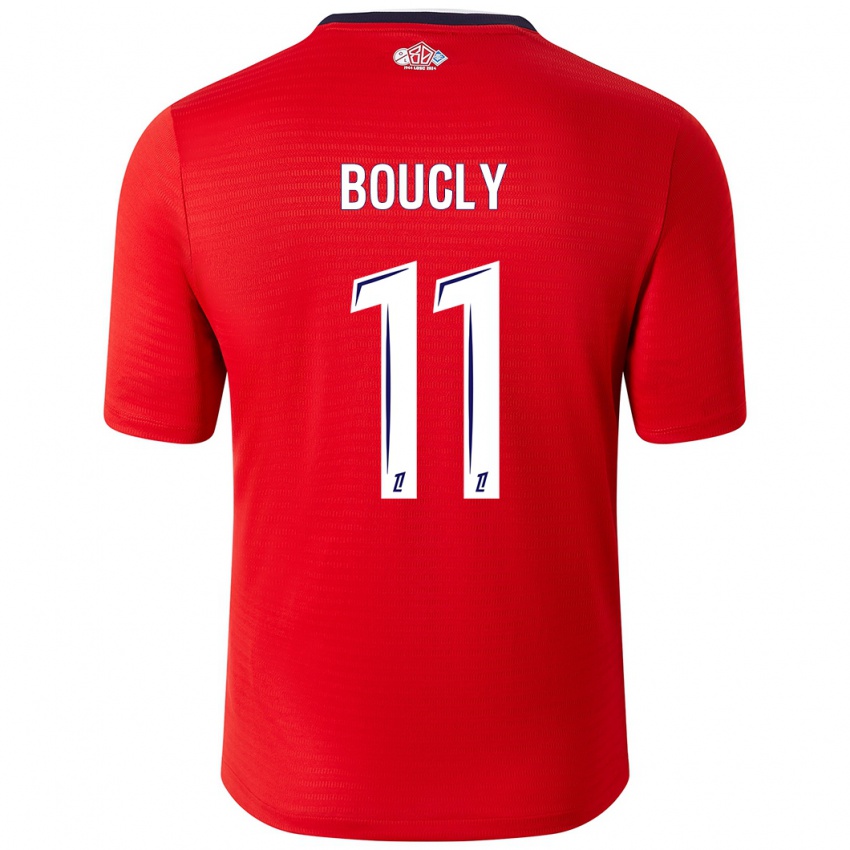 Kinder Maïté Boucly #11 Rot Weiß Heimtrikot Trikot 2024/25 T-Shirt