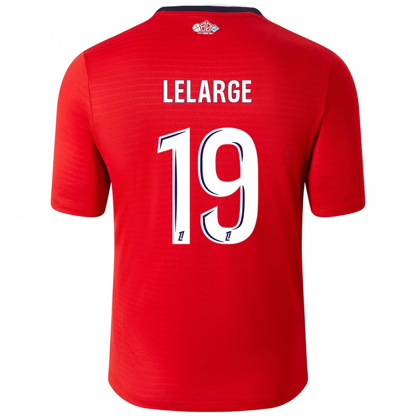 Kinder Claire Lelarge #19 Rot Weiß Heimtrikot Trikot 2024/25 T-Shirt