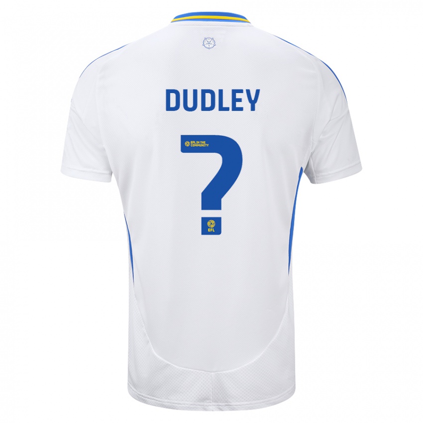 Kinder Louie Dudley #0 Weiß Blau Heimtrikot Trikot 2024/25 T-Shirt